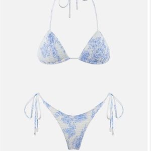 Triangl Vinca Bikini Set in Indigo Size Small